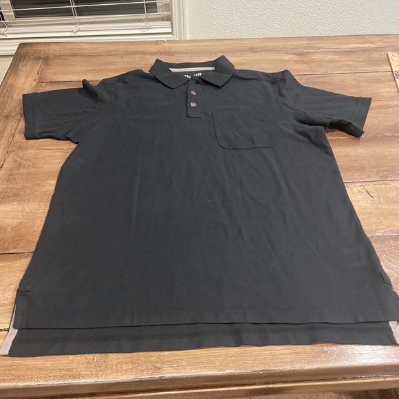 Other - Duluth Trading Polo Shirt Mens‎ M Blue Short Sleeve Cotton Workwear Relaxed